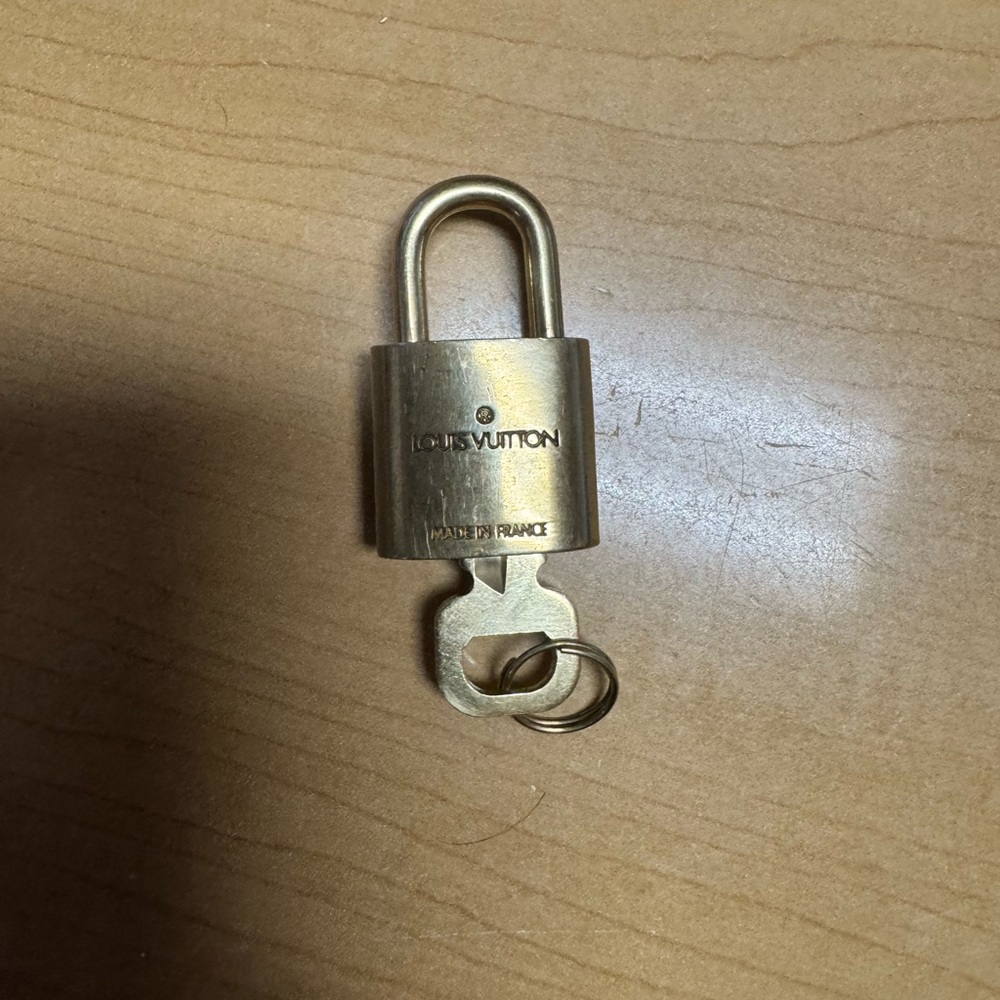 Louis Vuitton Gold Padlock with Key #309 - Picture 3 of 4